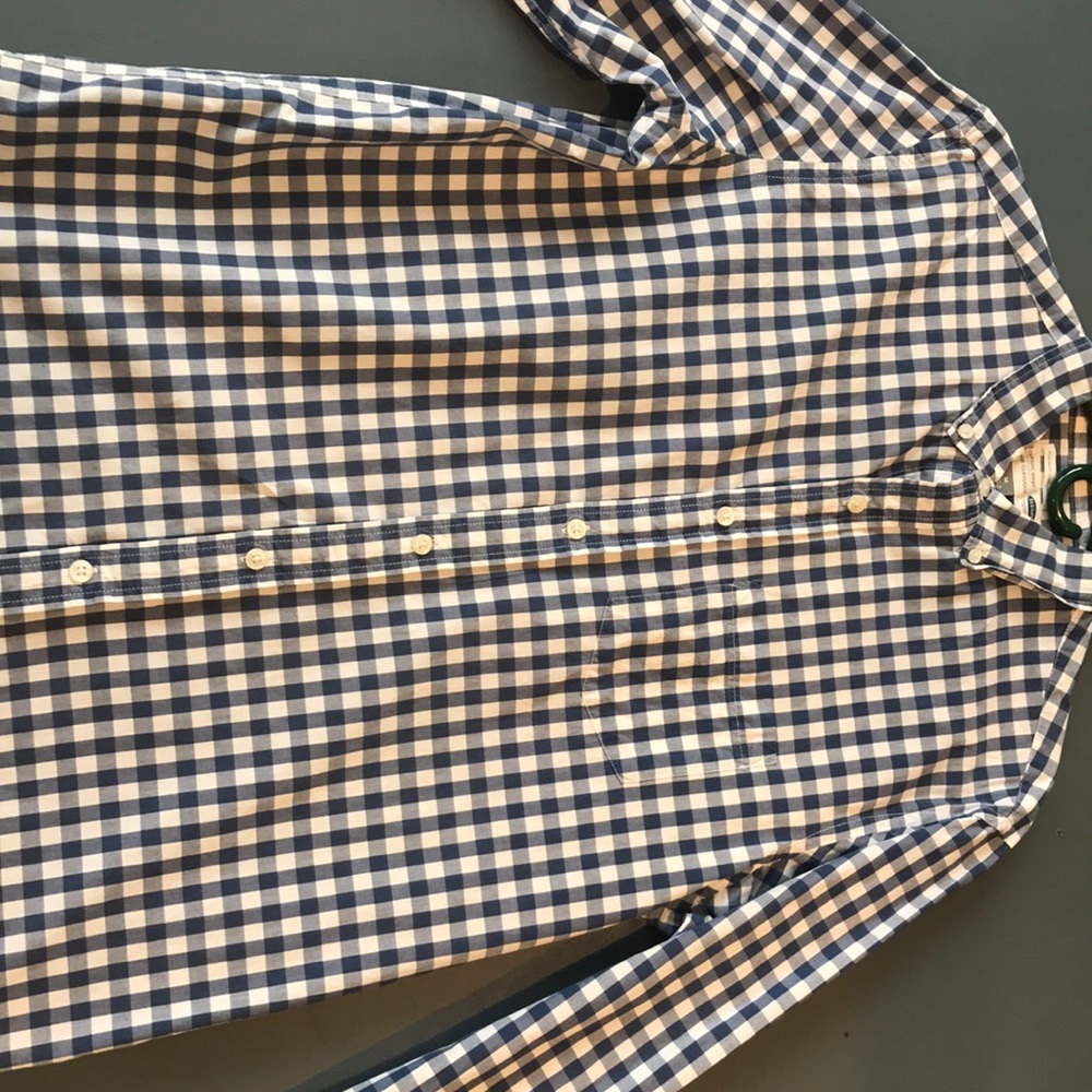 Blue and White Old Navy Button Down